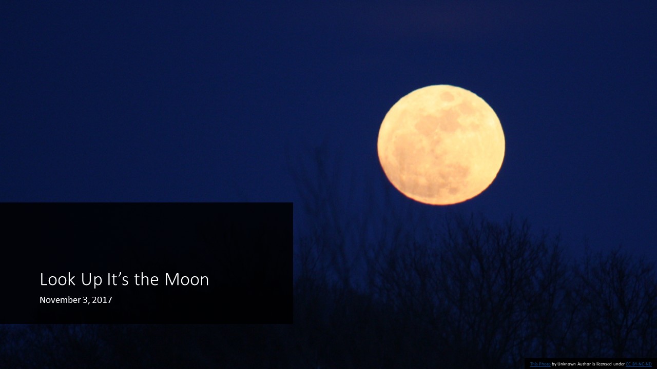 Look Up It_s the Moon